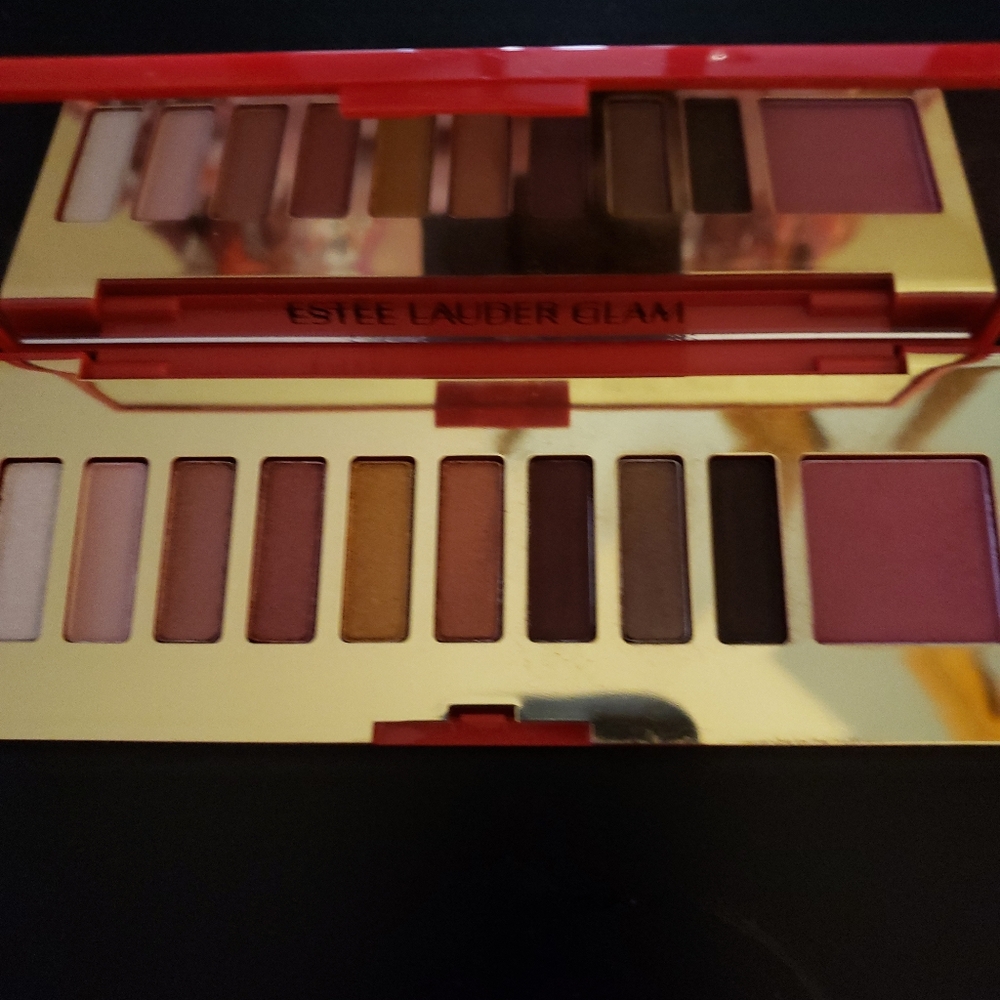 Estee Lauder Pure Envy Sculpturing Eye Shadow Pallette & Blush NWOB
